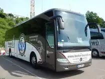 Mercedes Tourismo von Horst Becker Touristik aus Deutschland im Stadthafen Sassnitz am 21.05.2018