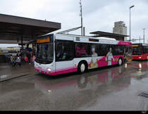 asm Oberaargau - MAN Lion`s City Nr.59 BE 570959 bei Regen vor dem Bahnhof in Herzogenbuchsee am 05.03.2020