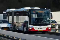 LE 9216, MAN Lion's City des CFL, gesehen in der Stadt Luxemburg. 29.03.2019