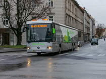Graz. Am 06.03.2020 fuhr der Bücherbus über die
Radezkystraße, hier kurz vor der Radezkybrücke. 
