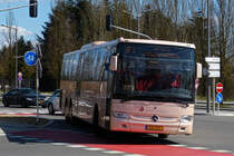 EW 1322, Mercedes Benz Integro, von Emile Weber gesehen in der Stadt Luxemburg.  29.03.2019