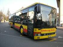 SETRA 63 (S315NF) am Bahnhof Liestal Bild gemacht am: 29.12.08.
Linie 71 Nach Reigoldswil �ber Arboldswil und Titterten.