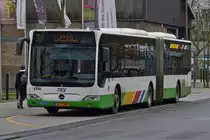 NJ 7789  Mercedes Benz Citaro des Tice, an der Haltestelle Esch Alzette, Av. du Rock'n'Rol. 04.03.2020