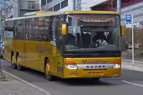VV 2071, Setra S 419 UL von Voyages Vandivinit, nahe einem Einkaufzentrum in der Stadt Luxemburg gesehen. 07.03.2020