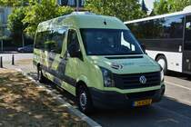 JA 8263, VW Crafter I von Demy Cars wartet auf einem Parkplatz in Luxemburg Stadt auf seinen nächsten Einsatz. 10.07.2019
