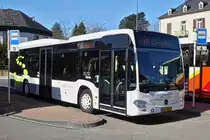 SL 3435, Mercedes Benz Citaro von Sales Lentz, in Merch am Busbahnhof aufgenommen. 29.03.2019