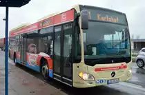 Regionale Verkehrsgesellschaft Dahme-Spreewald (RVS) mit einem MB Citaro Linie 741 Richtung Karlshof am der Haltestelle S Flughafen Schönefeld Bhf am 10.03.20