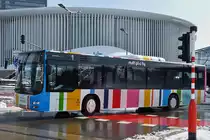 VA 6666, MAN Lion's City des VDL aufgenommen nahe der Philharmonie in der Stadt Luxemburg. 28.02.2020
