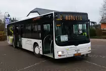 SL 3285, MAN Lion's City von Sales Lentz, in Munshausen. 23.11.2019