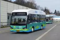 VK 1170, VDL Citea Elektric von Voyages Koob, am Busbahnhof II in Ettelbrück. 27.03.2019  