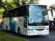 Van Hool EX15 von Heindl aus Deutschland in Stralsund am 26.05.2018