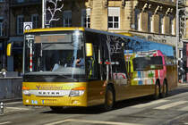 VV 2110, Setra S 418 LE von Voyages Vandivinit, aufgenommen in der Stadt Luxemburg.  04.12.2019