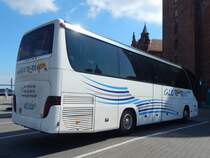 Setra 415 HD von Glob-Bus aus Polen in Stralsund am 26.05.2018