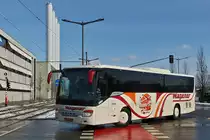 WV 2053, Setra S 415 UL von Voyages Wagener, gesehen am 28.02.2020 in der Stadt Luxemburg.  