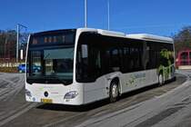 SL 3424, Mercedes Benz Citaro von Sales Lentz ist am 14.02.2019 zum Schülertransport in Leudelingen eingesetzt.