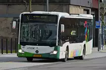 ZN 7331, Mercedes Benz Citaro des Tice, an der Bushaltestelle von Belval Univesité  21.02.2020  