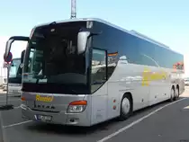 Setra 417 GT-HD von Riedel aus Deutschland in Stralsund am 26.05.2018