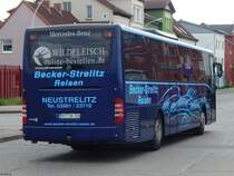 Mercedes Tourismo RH von Becker-Strelitz Reisen aus Deutschland in Neubrandenburg am 26.05.2018