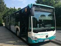 Mercedes Citaro III der Neubrandenburger Verkehrsbetriebe in Neubrandenburg am 29.05.2018