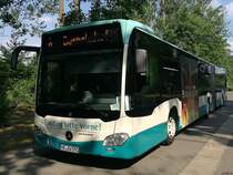 Mercedes Citaro III der Neubrandenburger Verkehrsbetriebe in Neubrandenburg am 29.05.2018