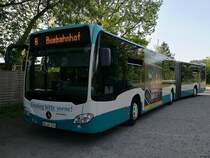 Mercedes Citaro III der Neubrandenburger Verkehrsbetriebe in Neubrandenburg am 29.05.2018