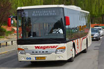 WV 2073, Setra S 416 LE von Voyages Wagener, aufgenommen nahe Ettelbrück. 23.04.2019