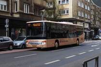 EW 4204, Setra S 416 LE von Emile Weber, unterwegs in den Straßen der Stadt Luxemburg. 07.04.2019