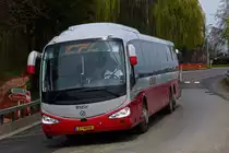 EY 8896, Irizar i4 des CFL, aufgenommen am Ortsanfang von Ettelbrück. 10.04.2019