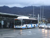 BOGG Nr. 105 (Mercedes Citaro Facelift O530CNG) am 13.2.2020 beim Bhf. Olten