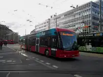 Bernmobil Nr. 202 (Hess Opportunity Charger) am 3.3.2020 in Bern, Hirschengraben