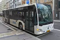 VK 1020, Mercedes Benz Citaro Hybrid von Voyages Koob, gesehen in der Stadt Luxemburg. 01.03.2020
