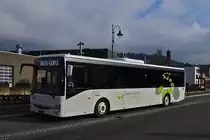 SL 3649, Iveco Crossway von Sales Lentz, ist am 07.03.2020 als SEV von Diekirch zur Stadt Luxemburg eingeteilt. Aufgenommen in Diekirch am Bahnhof.
