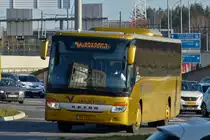 VV 2062,Setra S 415 UL von Voyages Vandivinit, unterwegs am Rande der Stadt Luxemburg. 16.01.2020 