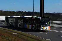 SL 3455, Mercedes Benz Citaro des VDL, unterwegs auf den Straßen der Stadt Luxemburg. 29.03.2019