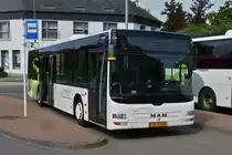 SL 3345, MAN Lion's City von Sales Lentz, am Busbahnhof in Mersch. 10.06.2019 


