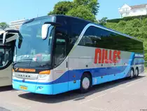 Setra 417 HDH von Jørns Busrejser aus Dänemark im Stadthafen Sassnitz am 02.06.2018