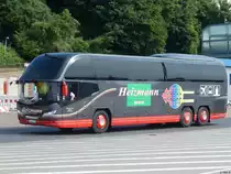Neoplan Cityliner von Heizmann aus Deutschland im Stadthafen Sassnitz am 02.06.2018