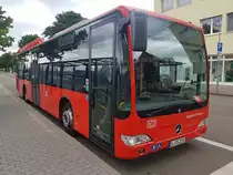 S-RS 2310 (Baujahr 2013) von Regiobus Stuttgart im Sommer 2018 am ZOB in Ellwangen