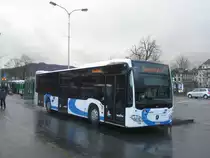 BOGG Nr. 107 ''Wangen bei Olten'' (Mercedes Citaro C2 O530) am 13.2.2020 beim Bhf. Olten