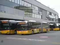 Postauto/Regie Bern Nr. 668 (MAN A23 Lion's City G) am 3.3.2020 beim Bhf. Bern