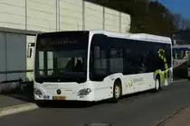 SL 3419, Mercedes Benz Citaro von Sales Lentz, steht am Busbahnhof II in Ettelbrück. 31.10.2019