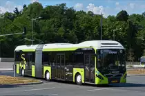 SL 3601, Volvo 7900 Hybrid von Sales Lentz, wurde am 02.08.2019 in der Stadt Luxemburg gesichtet.