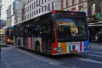 GU 7211, Mercedes Benz Citaro des VDL, ist am 30.12.2019 in den Straßen der Stadt Luxemburg unterwegs. 