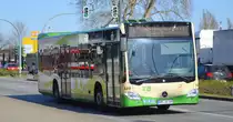 Verkehrsbetriebe Brandenburg an der Havel mit einem Mercedes-Benz Citaro III (Nr. 549) Linie B nach Wilheimsdorf am 23.03.20 Brandenburg Hbf.