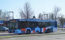 Verkehrsbetriebe Brandenburg an der Havel mit einem Man Lion´s City (Nr.501) am 23.03.20 Brandenburg Hbf.
