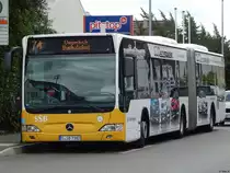 Mercedes Citaro II der SSB in Bernhausen am 17.06.2018