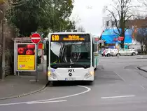 Mercedes Benz Citaro C2 G im Auftrag der Stadtwerke Bonn an der Haltestelle  Bad Godesberg Bahnhof/ Rheinallee 