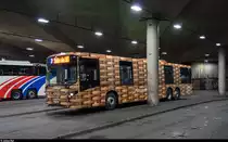 Kolumbus Volvo Stadtbus am Busbahnhof in Stavanger am 21. August 2019.