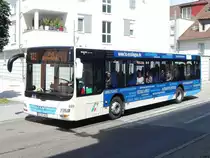 MAN Lion's City der Städtischer Verkehrsbetrieb Esslingen (ex SVP Pforzheim) in Esslingen am 18.06.2018