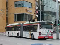Van Hool AG300T der Städtischer Verkehrsbetrieb Esslingen in Esslingen am 18.06.2018